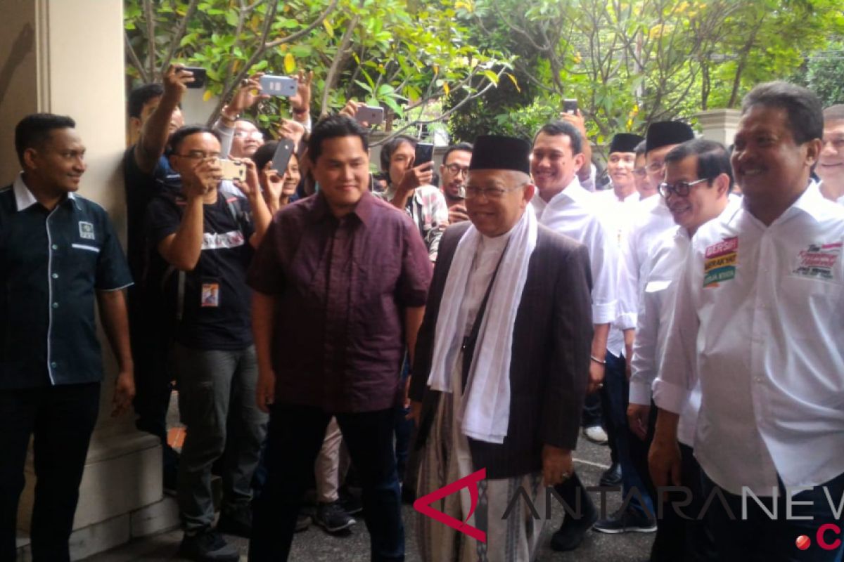 Ma'ruf Amin optimistis umat Islam dukung Jokowi-Ma'ruf