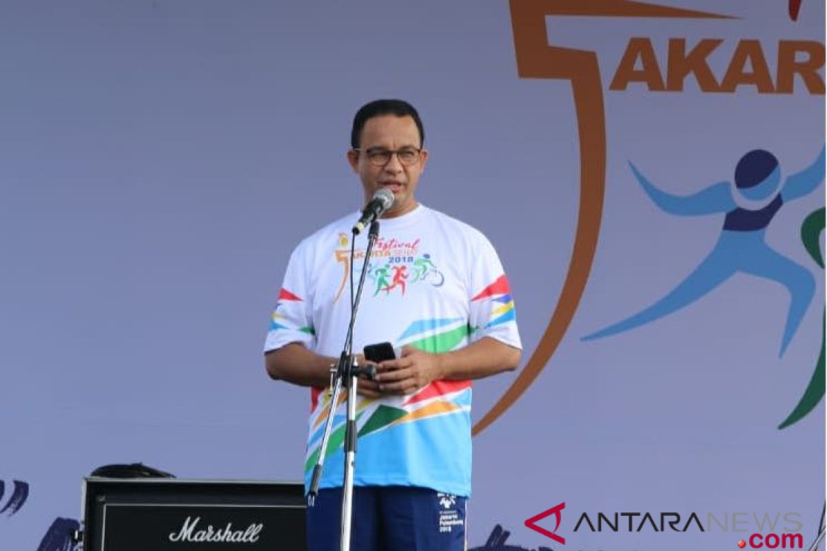 Anies Baswedan imbau masyarakat tentang hidup sehat