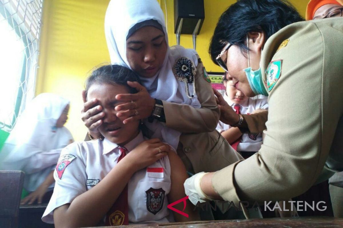 Imunisasi MR di Kalteng baru 75 persen dari 691.363 anak