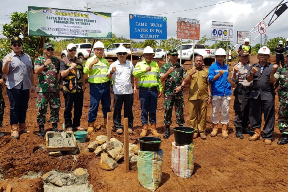 Kunjungan Pangdam Pattimura ke pulau Obi Mengapresiasi HARITA Nickel