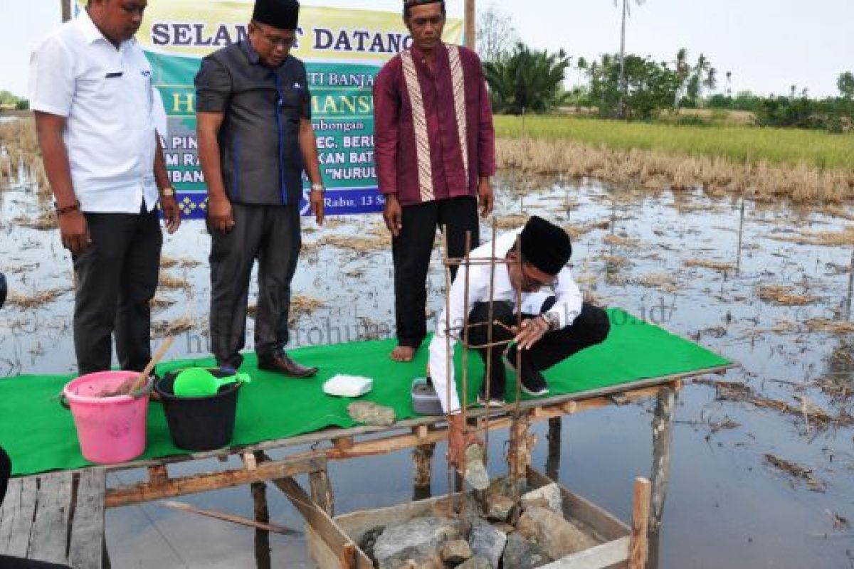 Peletakan batu pertama masjid Nurul Ishlah