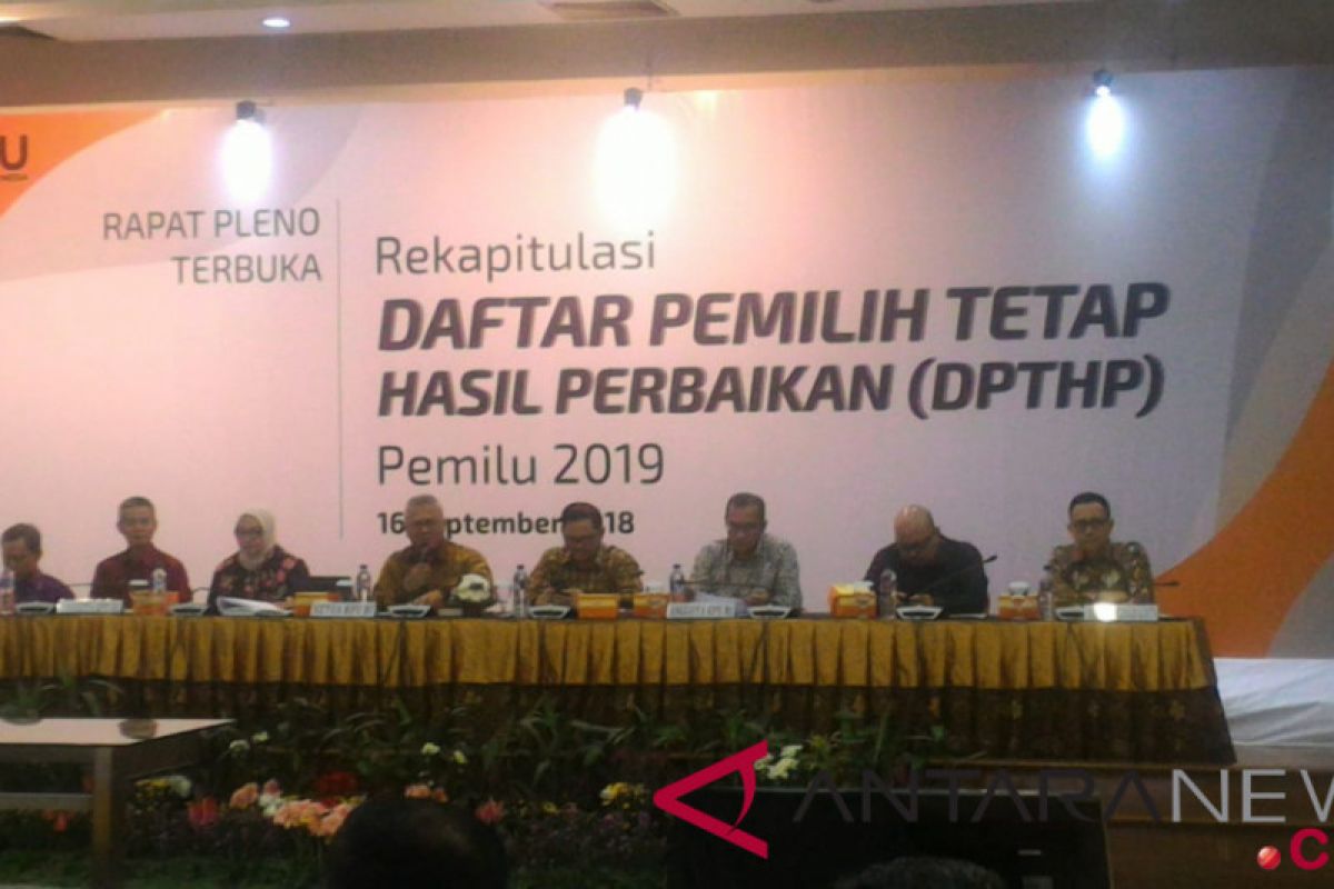 KPU gelar rapat pleno perbaikan DPT