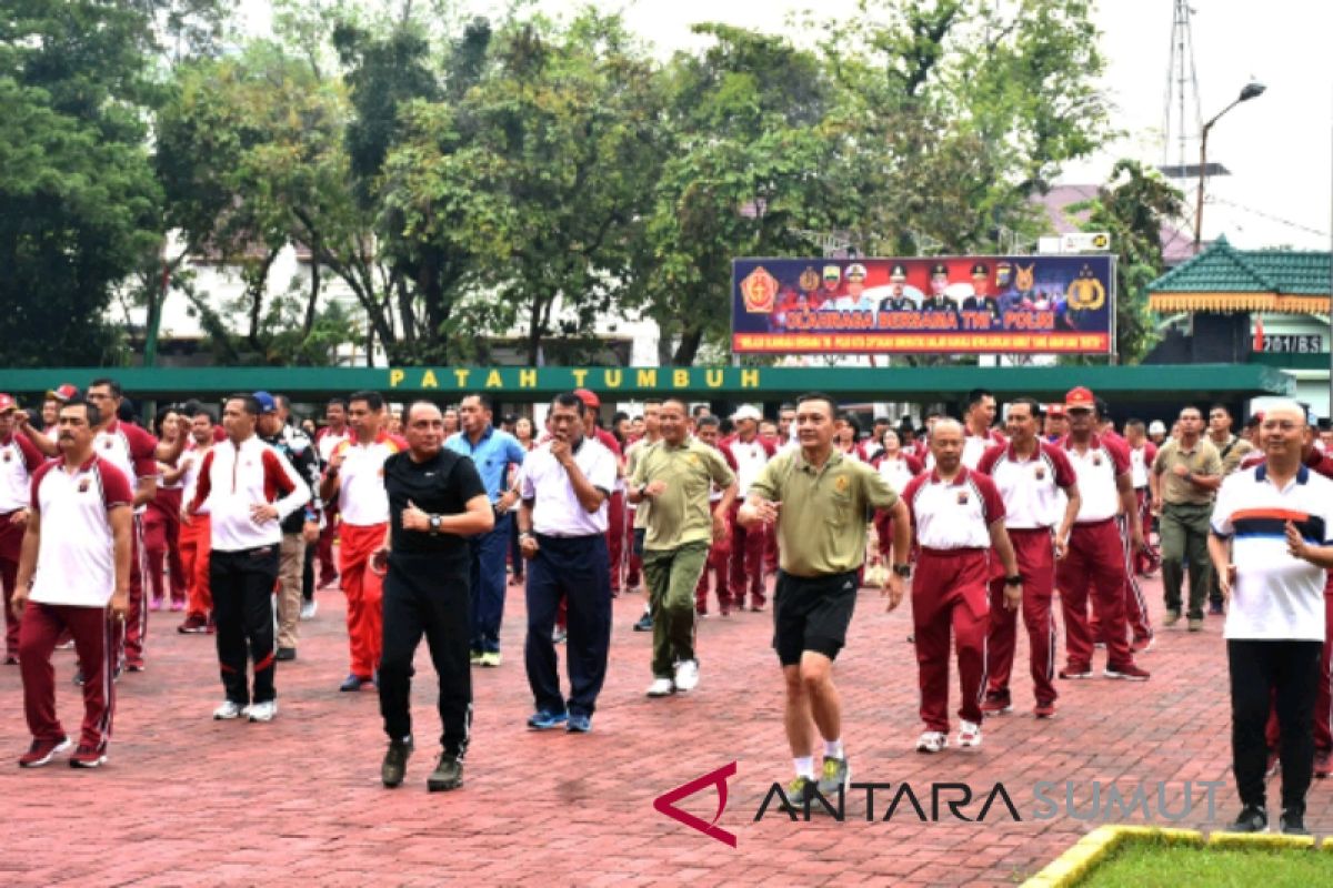 Gubernut Sumut: TNI-POLRI harus selalu bersinergi