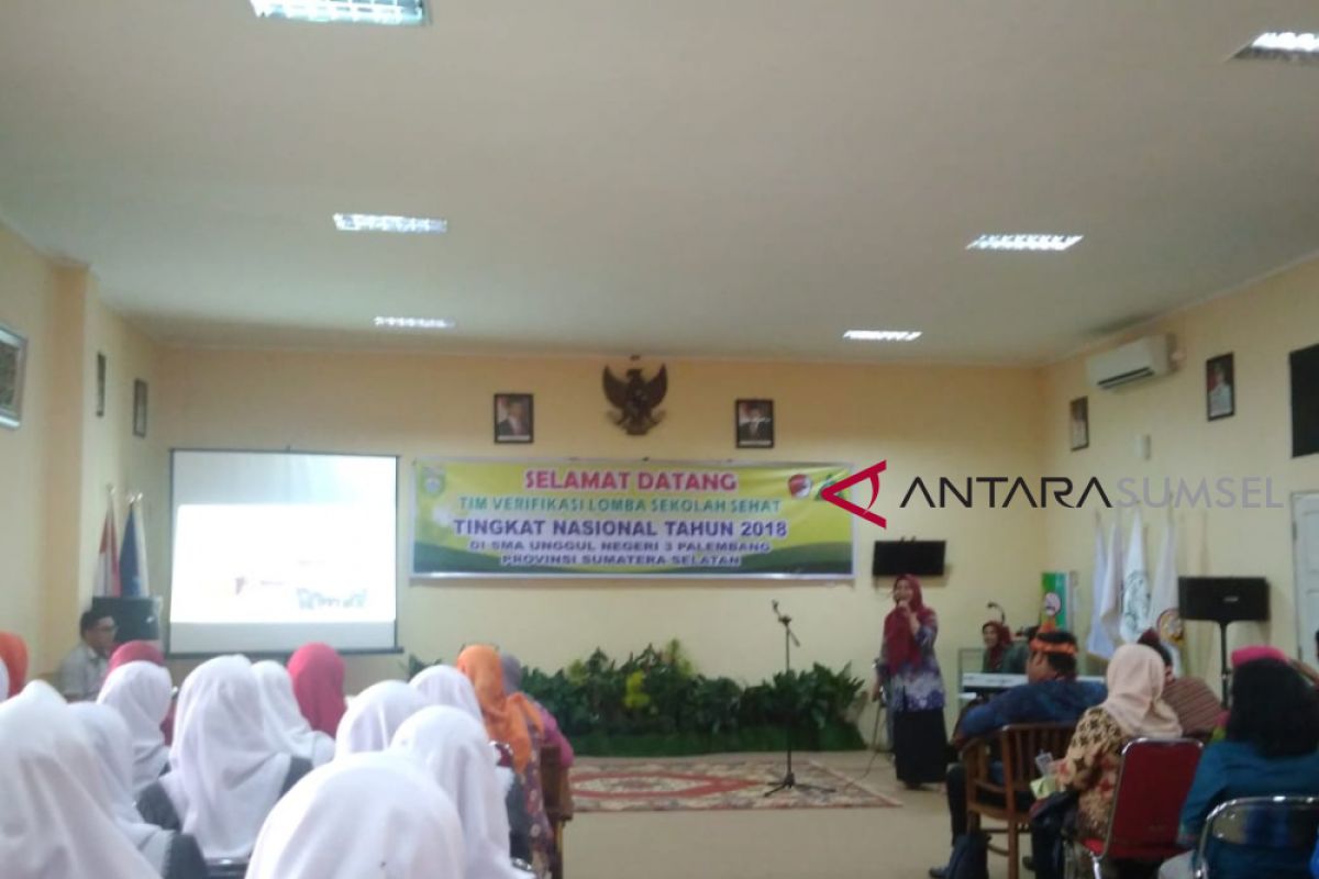 SMAN 3 wakili Sumsel lomba sekolah sehat tingkat nasional