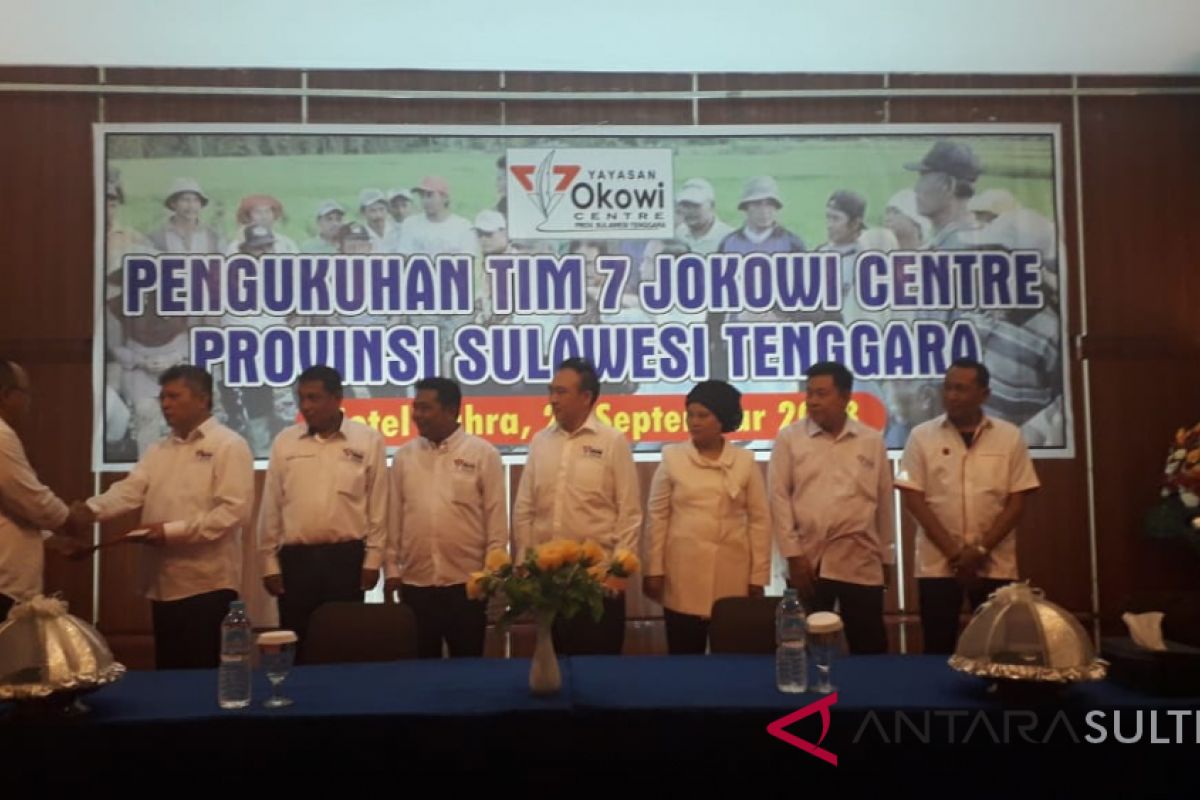 Tim 7 Jokowi Centre Sultra resmi dikukuhkan