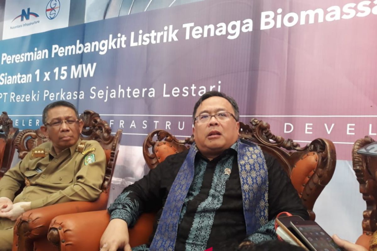 Resmikan PLTBm Siantan, Menteri PPN harapkan Kalbar diminati investor