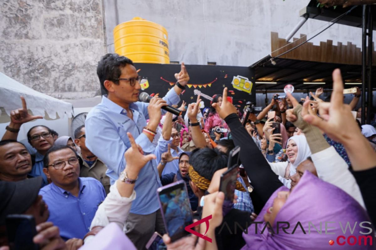 Sandiaga berharap kaum milenial mampu buka lapangan kerja