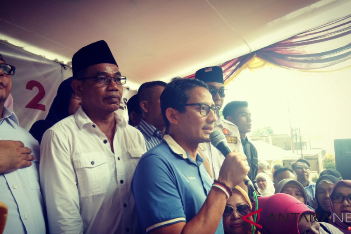 Sandiaga : Dana kampanye harus transparan dan akuntabel