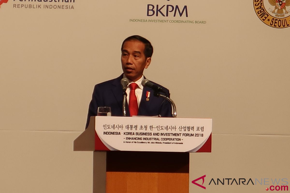 Presiden Jokowi: Korsel investor ke-3 terbesar di Indonesia