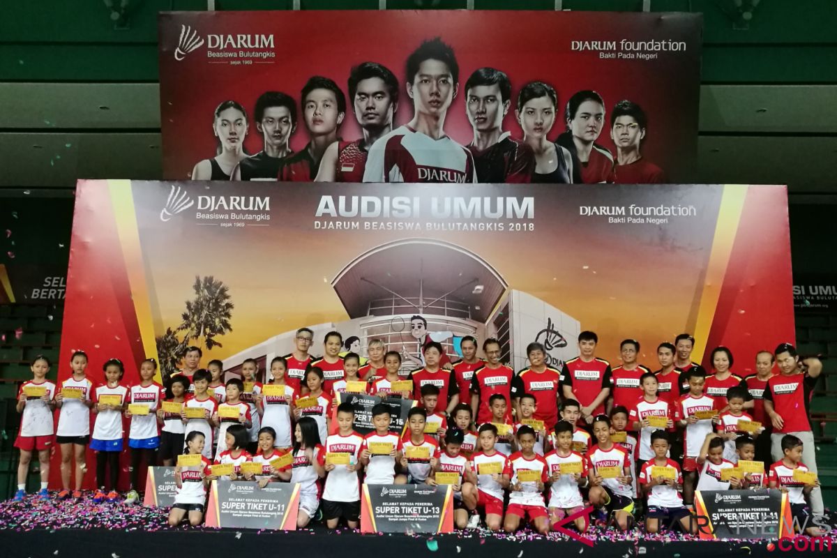 Kudus tempatkan 38 finalis Audisi Umum Djarum Beasiswa Bulutangkis 2018