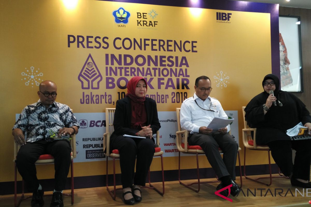 Indonesia International Book Fair 2018 hadirkan penerbit dari 17 negara