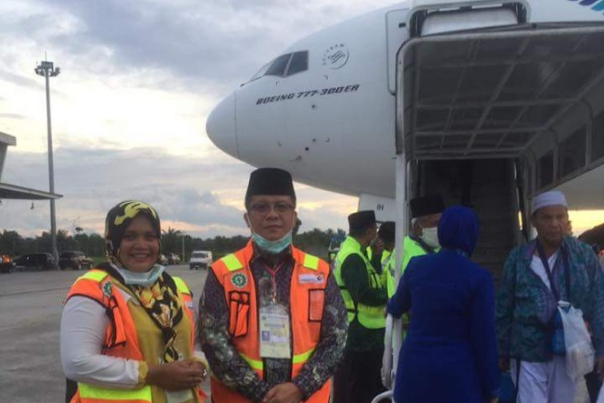 Jamaah Haji Kota Padangsidimpuan tiba di tanah air