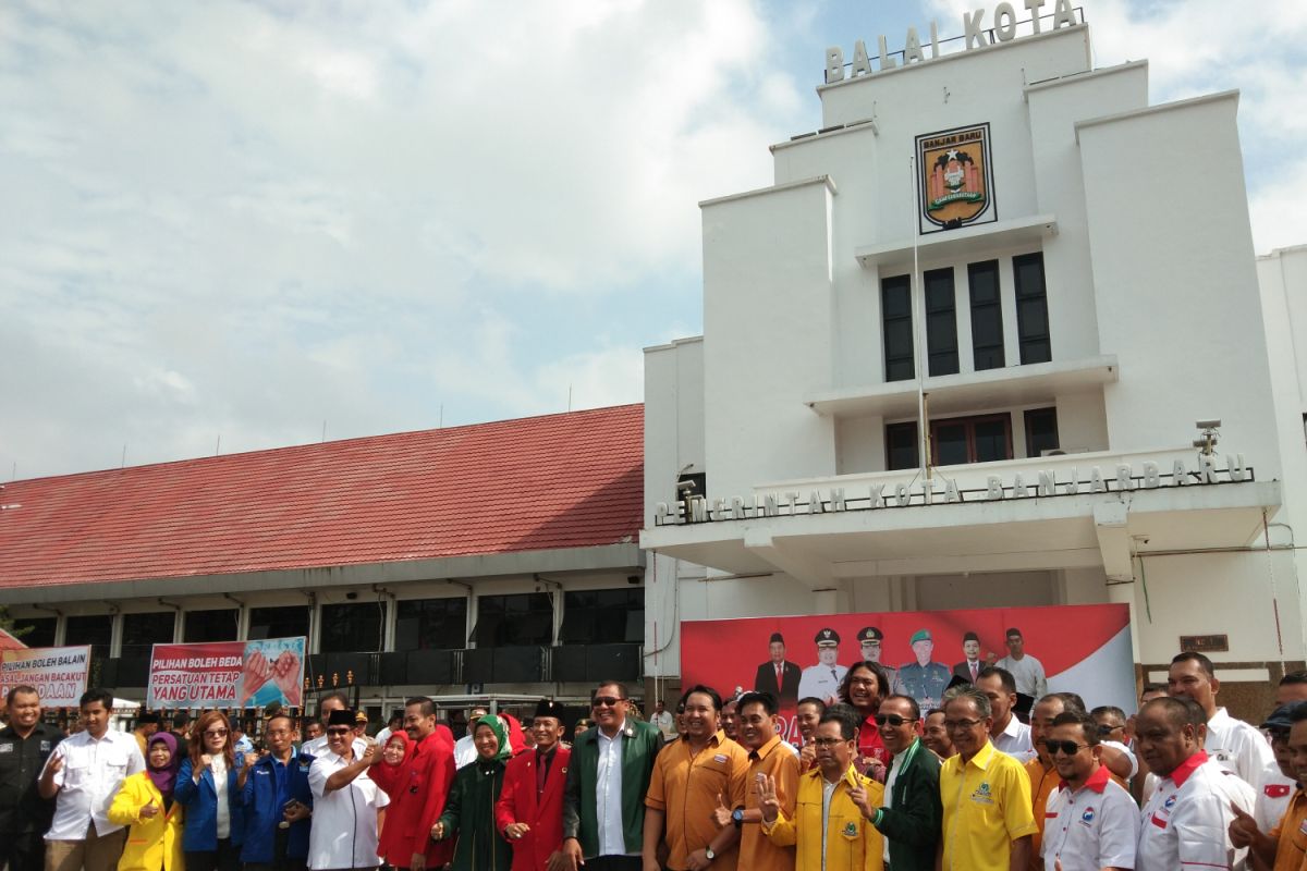 Parpol Banjarbaru dukung Pemilu Damai 2019