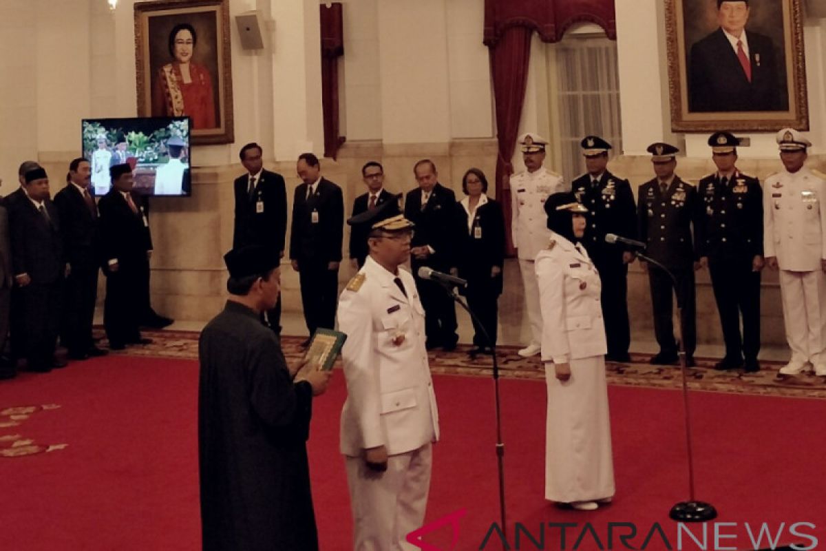 Jokowi minta gubernur-wakil gubernu NTB langsung kerja