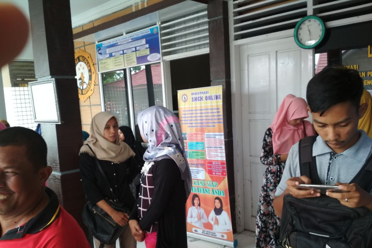 Pengurusan SKCK di Polres Agam meningkat jelang pendaftaran CPNS