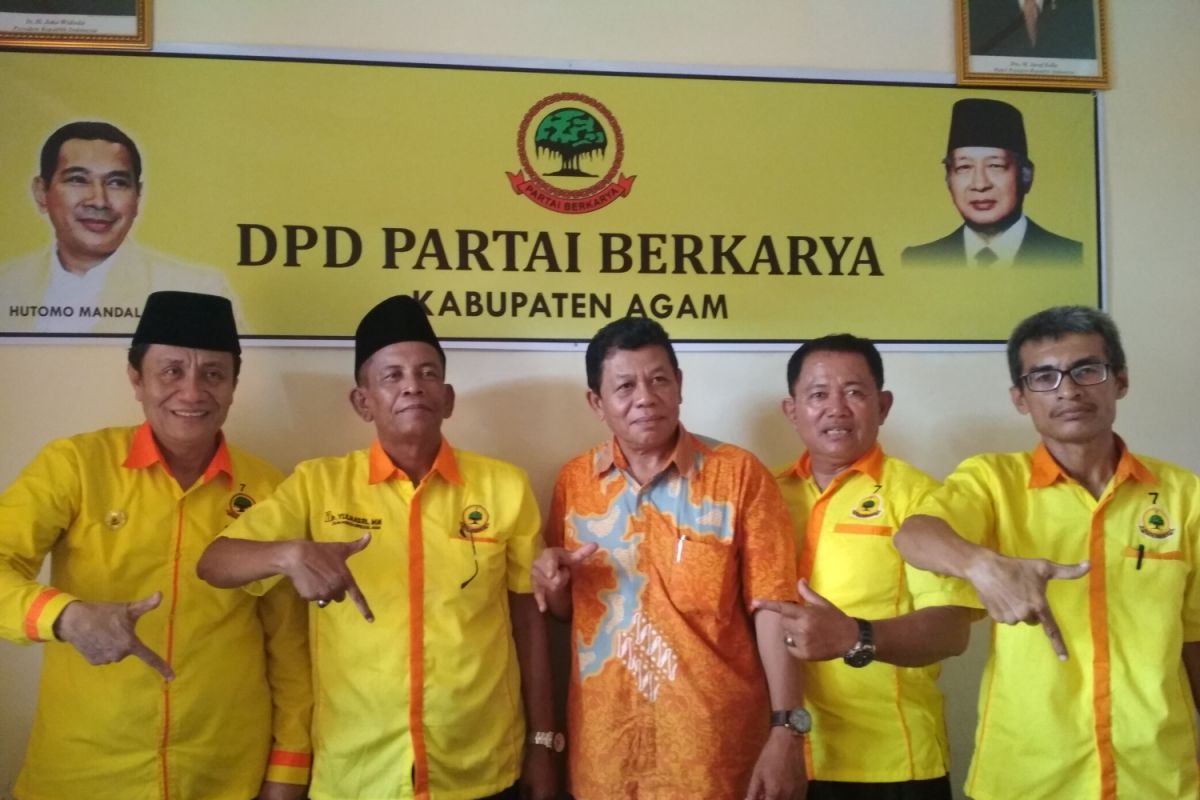 Partai Berkarya Agam Target Enam Kursi DPRD