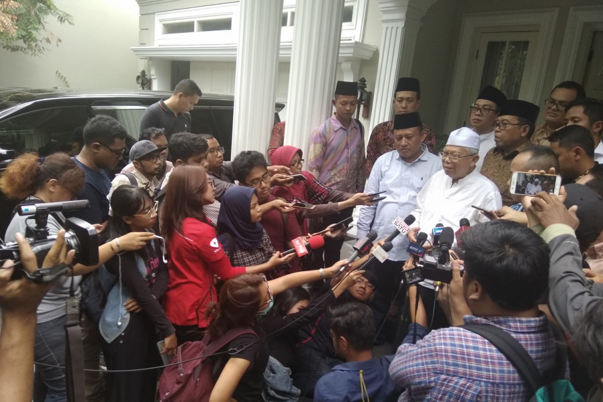 Ma'ruf Amin ingin bertemu pendukung Ahok secara khusus