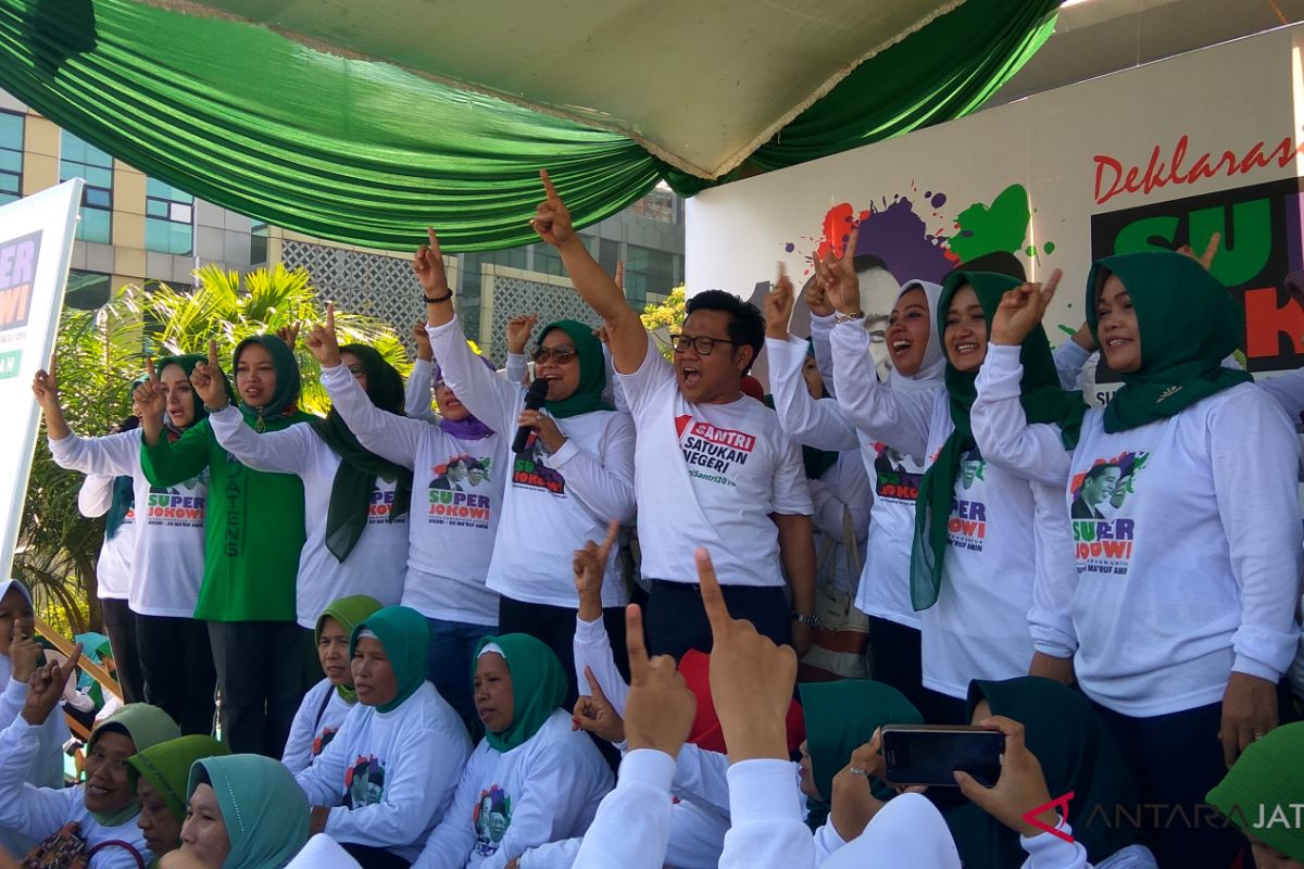 Cak Imin hadiri Deklarasi "Super Jokowi" di Jateng