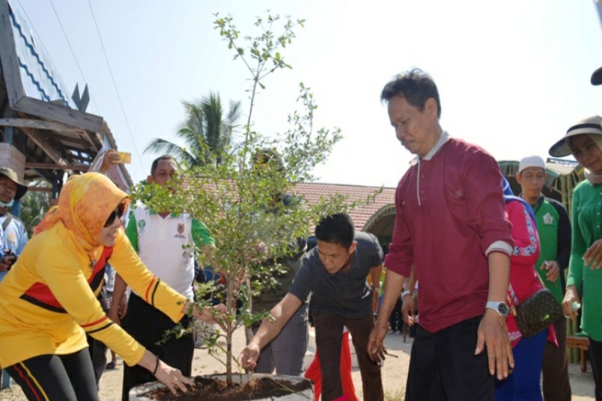 Hundreds of Batola residents plant green trees
