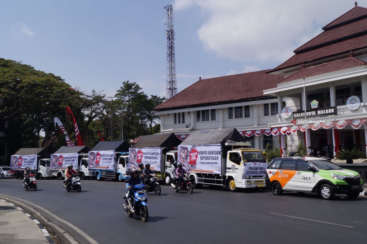 Malang Raya Kirimkan Bantuan Kemanusiaan Ke Lombok