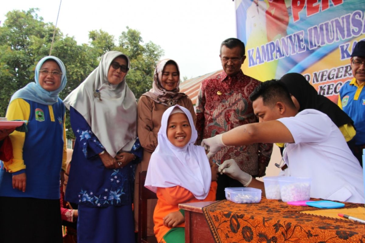 Pelaksanaan imunisasi MR di Kabupaten Solok baru mencapai 40,1 persen