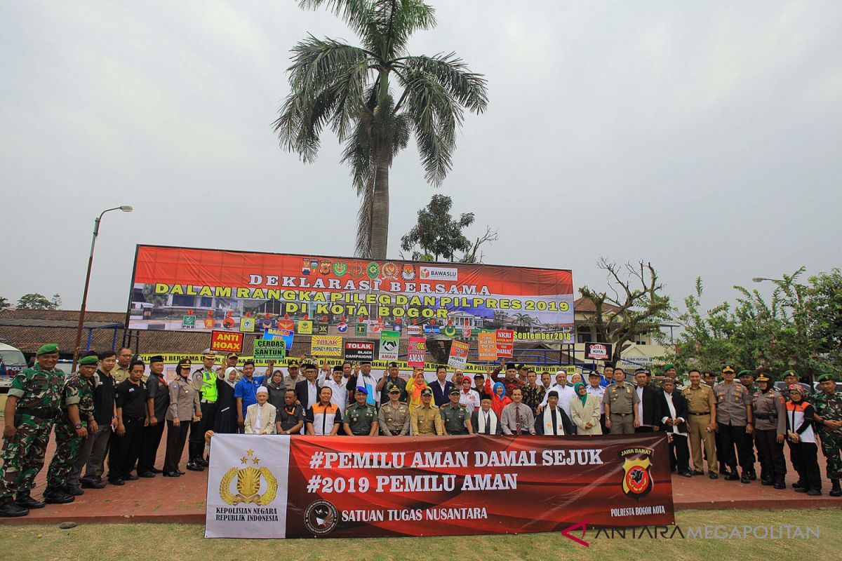 Muspida Kota Bogor komitmen Pemilu 2019 damai