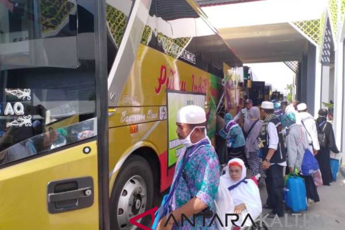 247 jamaah haji Paser tiba di Balikpapan