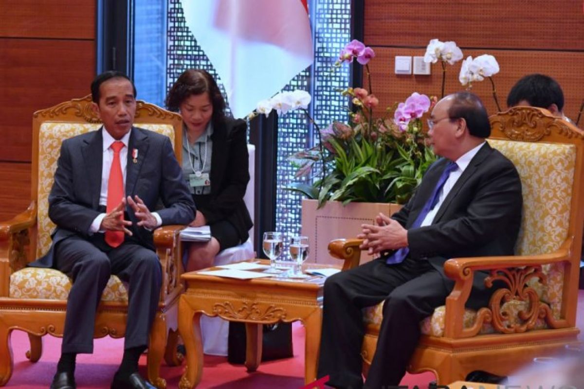 Presiden Jokowi-PM Vietnam bahas revolusi industri 4.0