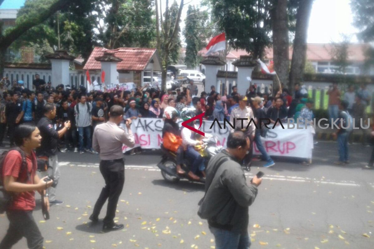 Demo mahasiswa Curup berlangsung singkat