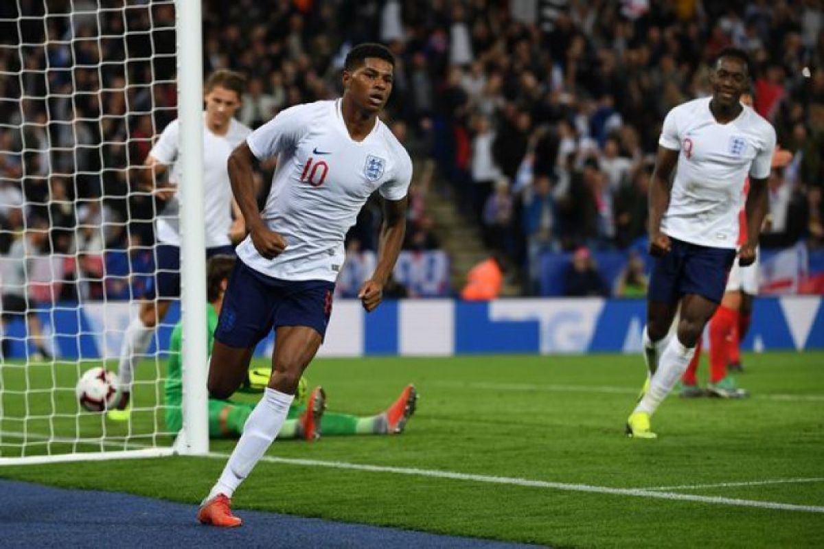 Rashford berhasil hindarkan Inggris dari kekalahan beruntun