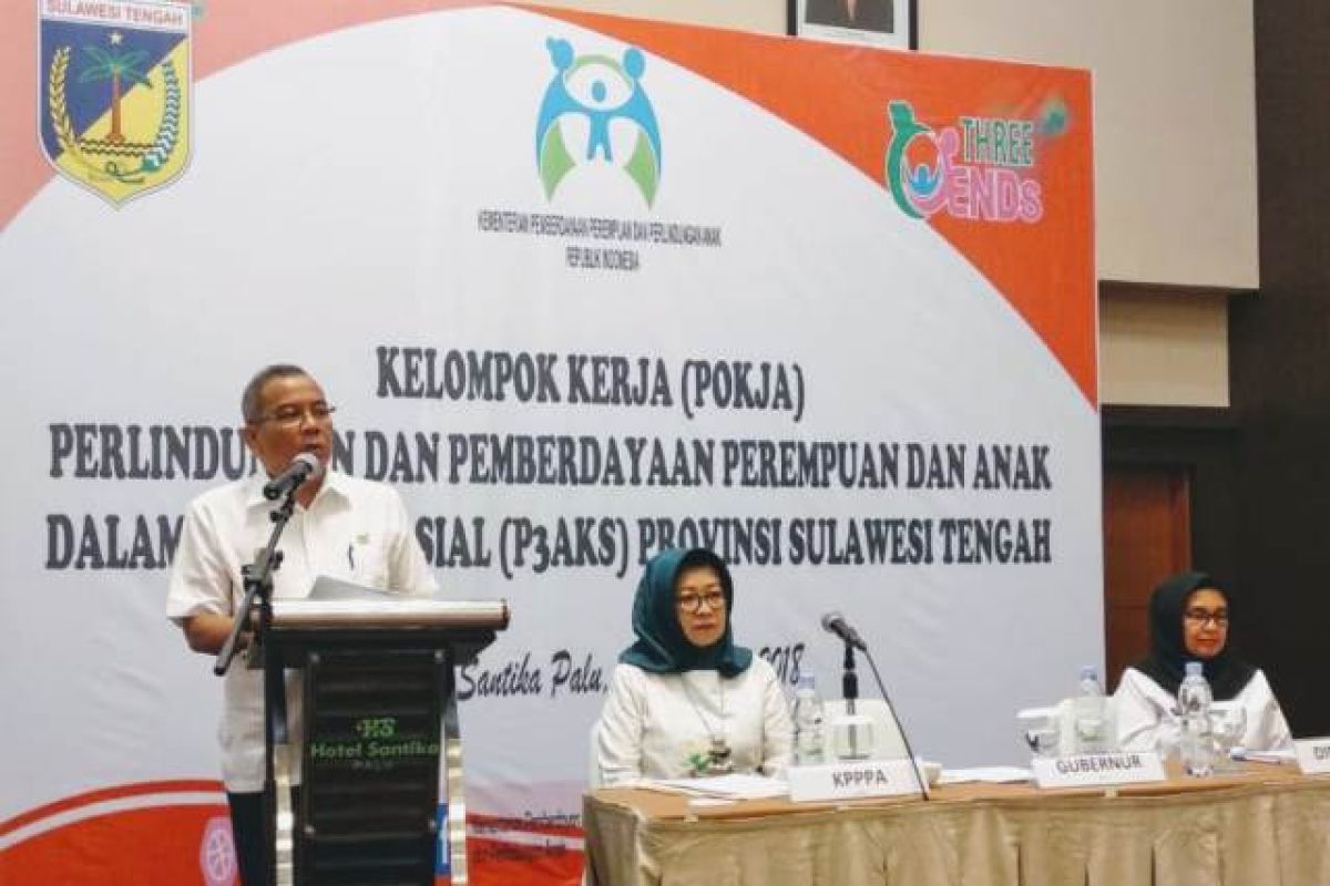 Gubernur Sulteng ajak semua  pihak peduli masalah perempuan dan anak