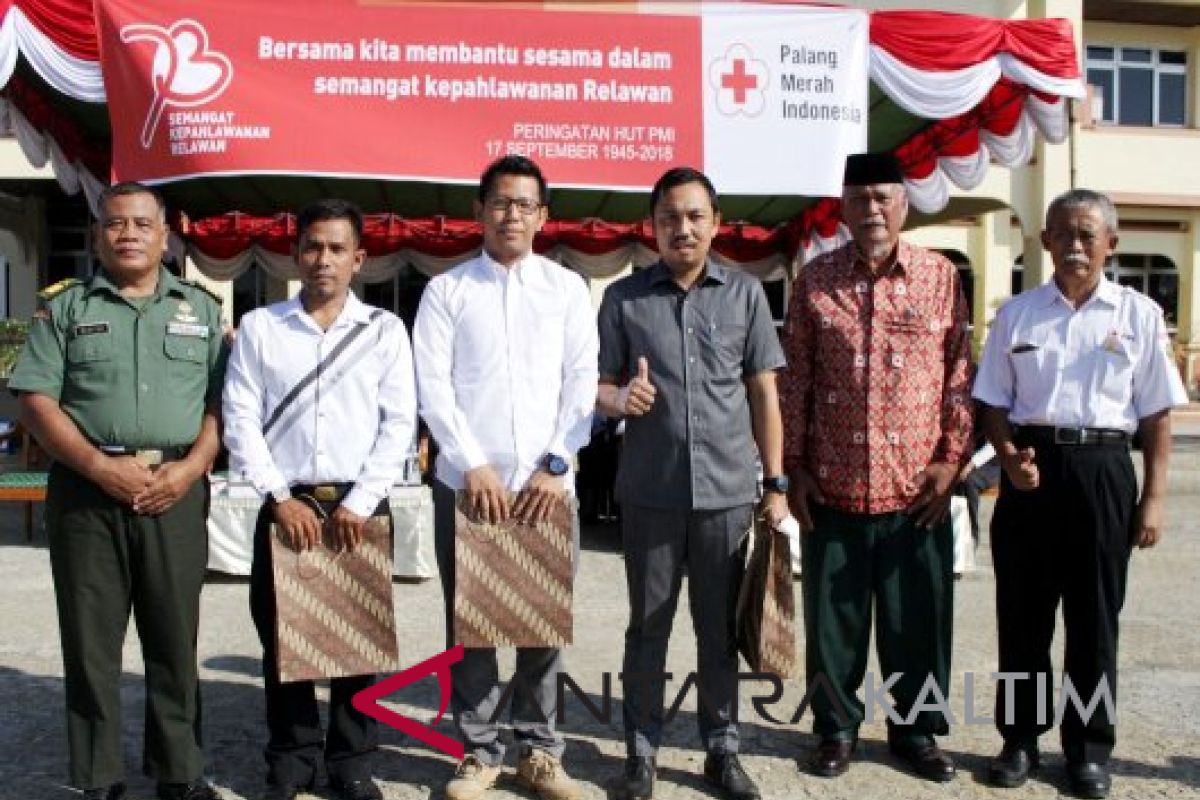 PMI Paser gelar upacara peringati HUT ke 73