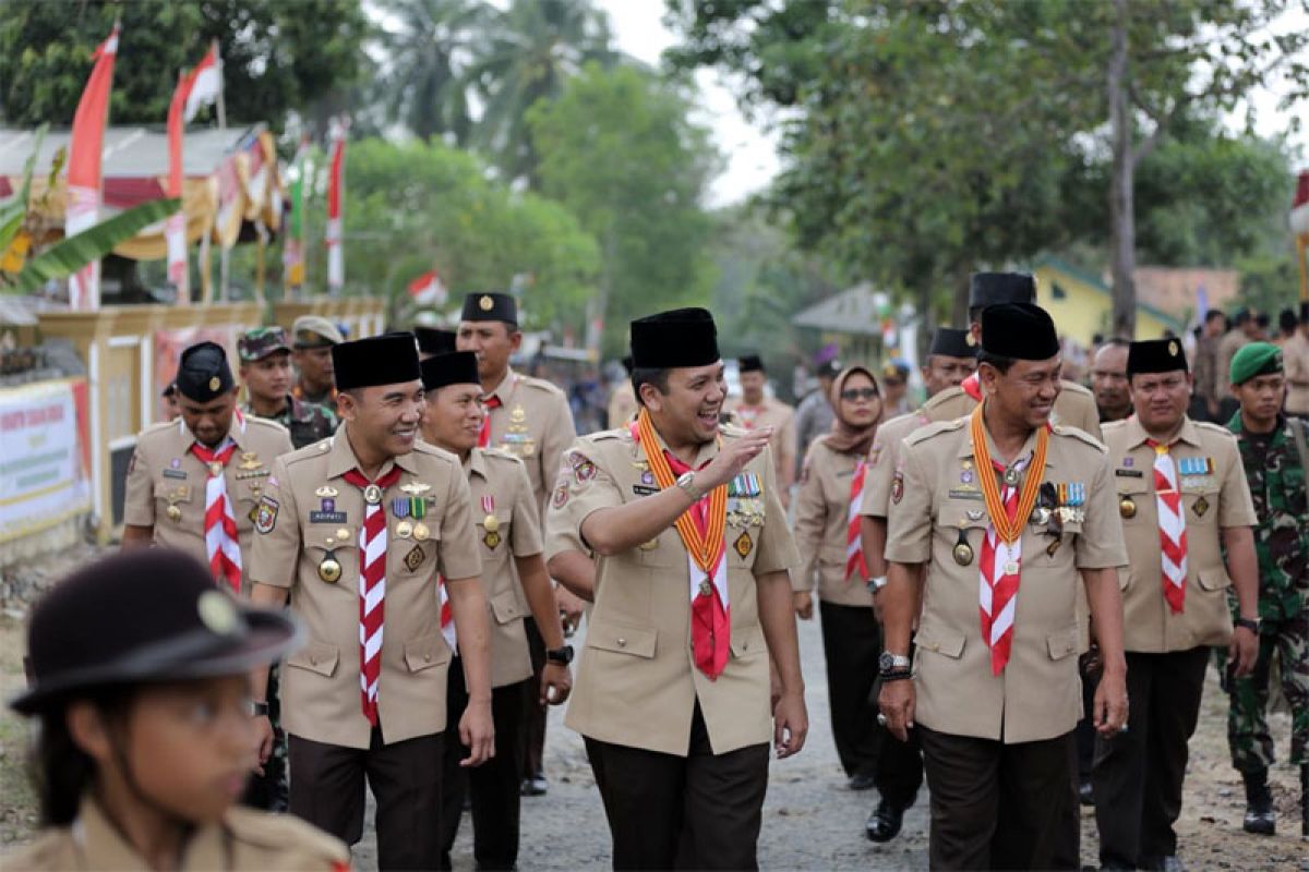 Apel Besar Hari Pramuka Ke-57 Lampung Di Waykanan