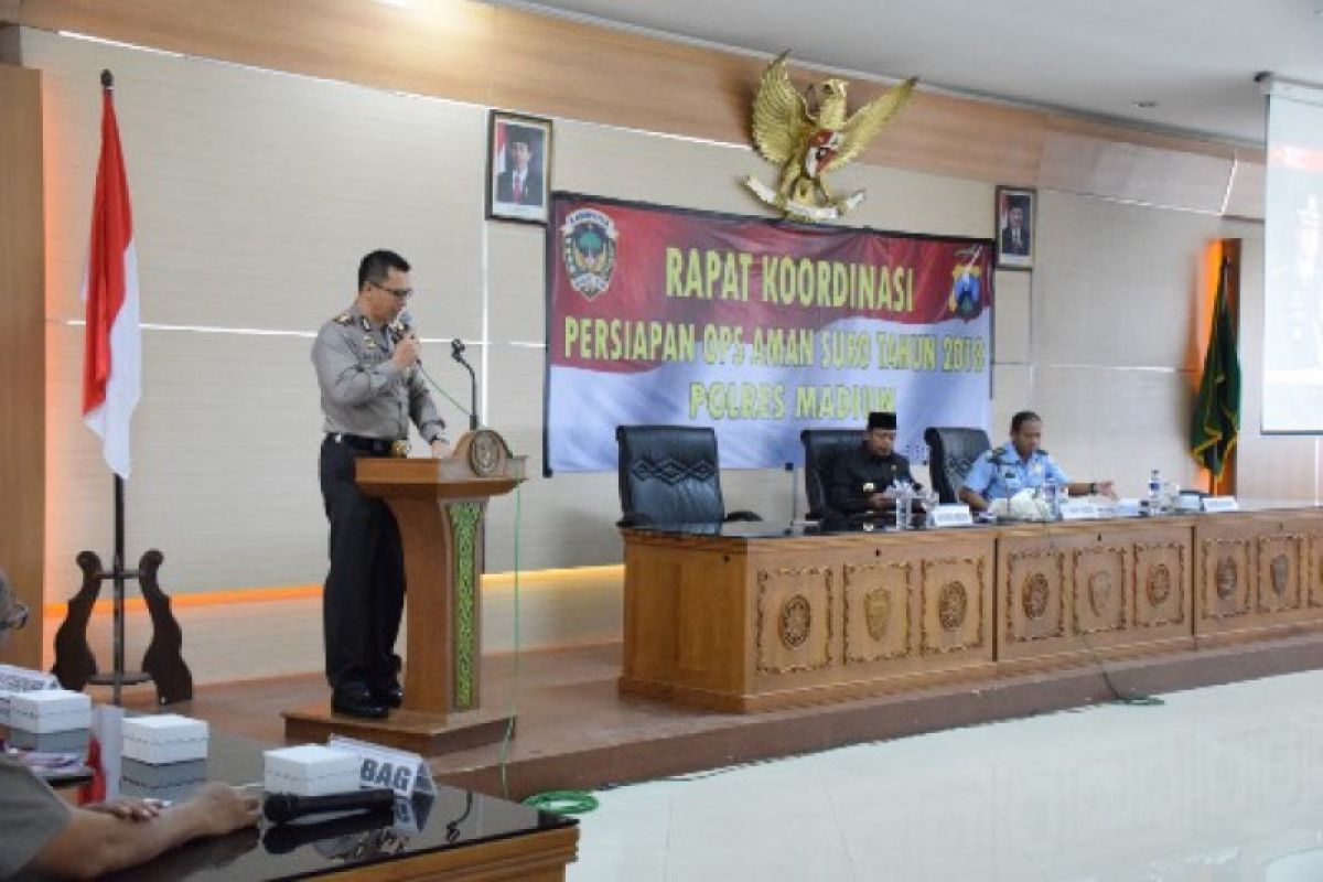 Polres Madiun Amankan Jalur Perbatasan Hadapi Kegiatan Suroan