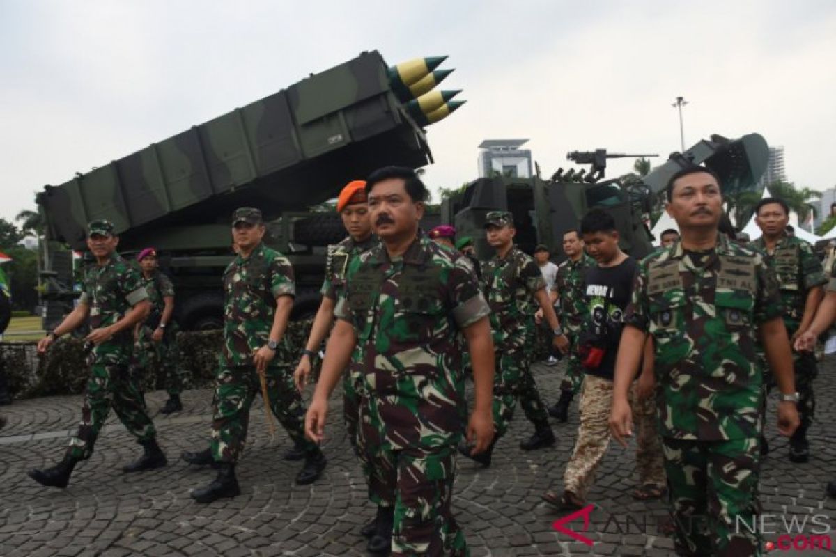 Panglima TNI tinjau dampak likuifaksi Palu