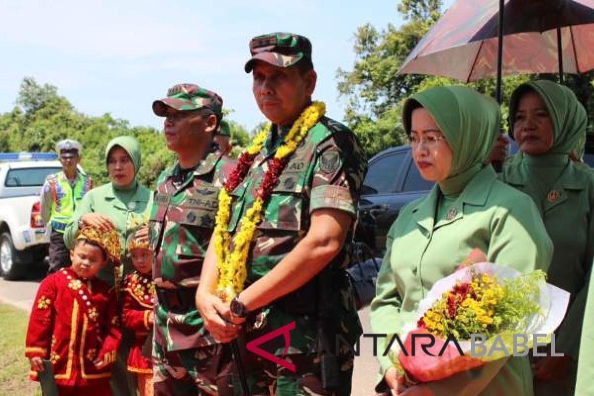 Pangdam II/Sriwijaya kunjungan kerja ke Bangka Belitung