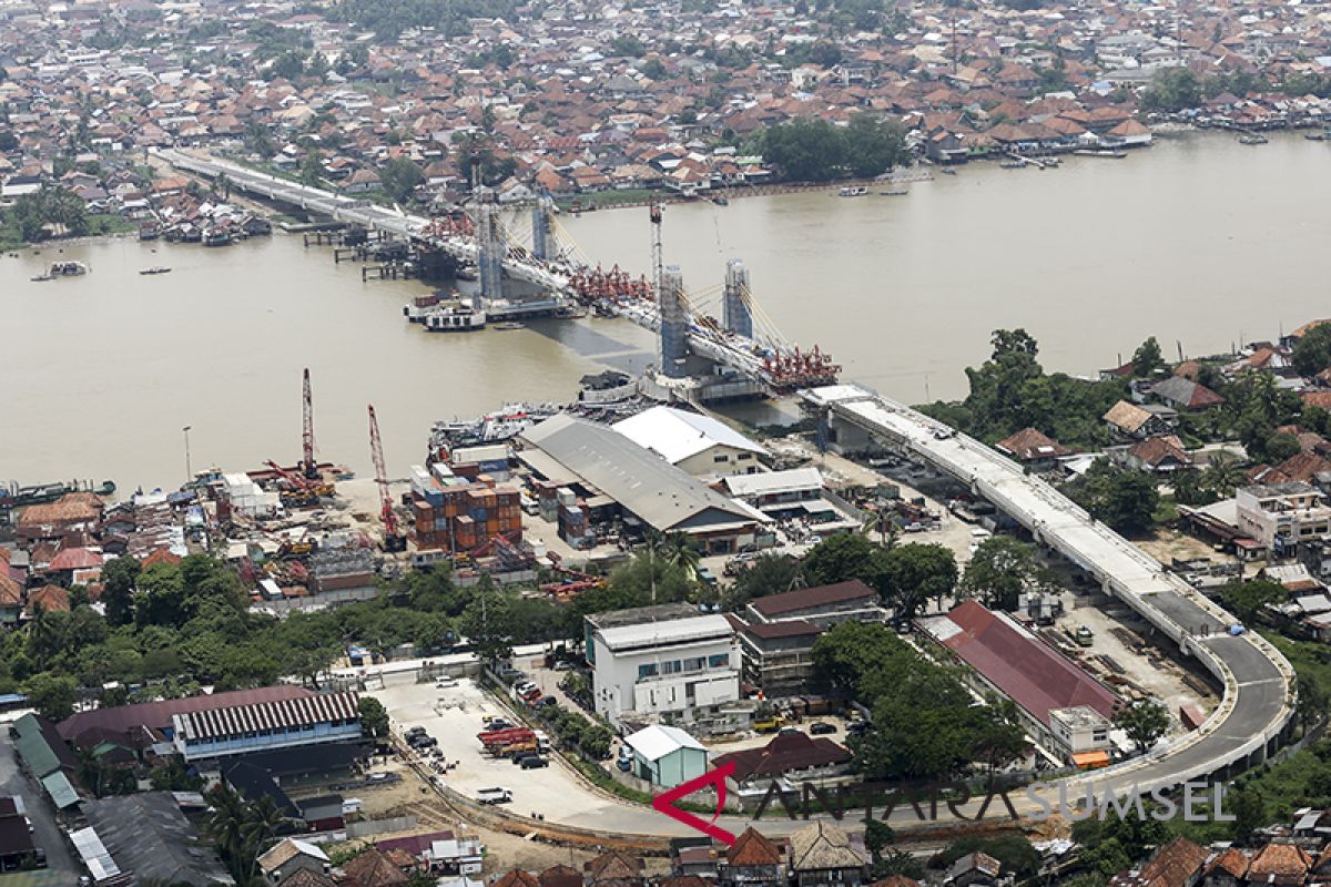 Jembatan musi IV diperkirakan rampung November 2018