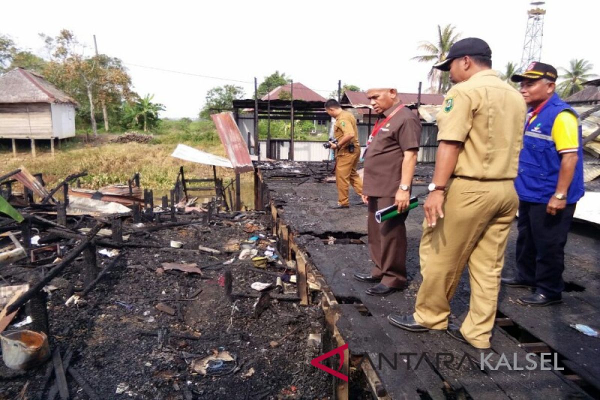 Kebakaran Dua Desa 10 Rumah Hangus Terbakar