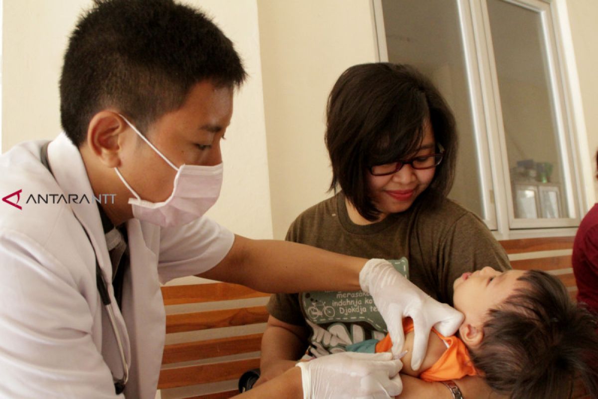 Imunisasi MR di NTT baru mencapai 76,17 persen