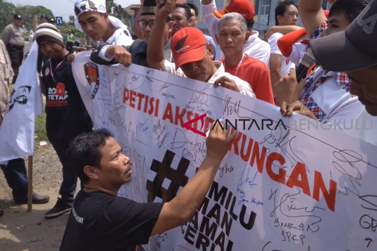 Relawan Jokowi-Ma'ruf bengkulu dorong penyelenggaraan pemilu berintegritas