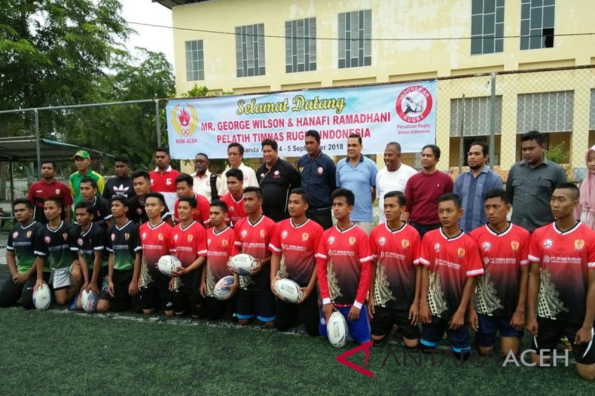 Pelatih timnas pantau atlet rugby Aceh