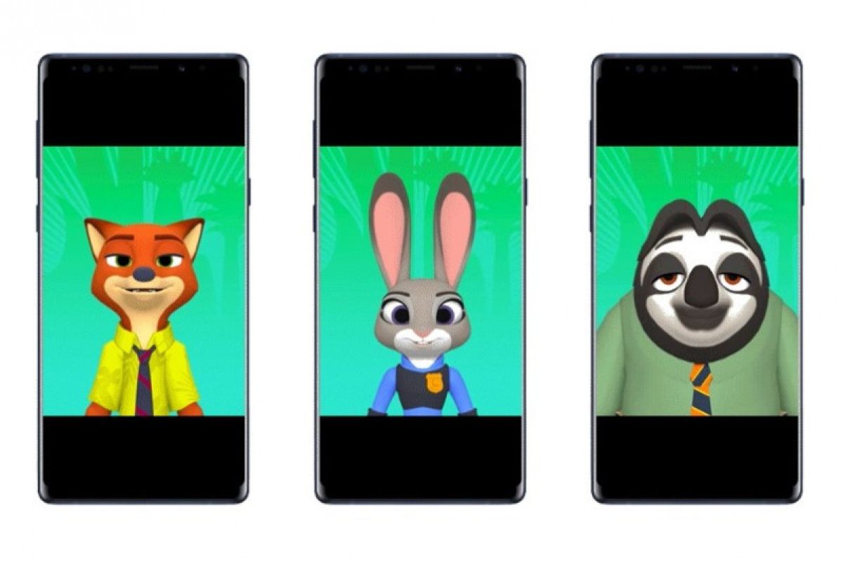 Samsung ubah karakter Zootopia jadi AR emoji