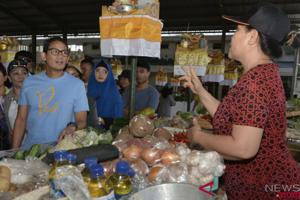 Sandiaga sebut pasar tradisional mampu bentengi kurs rupiah