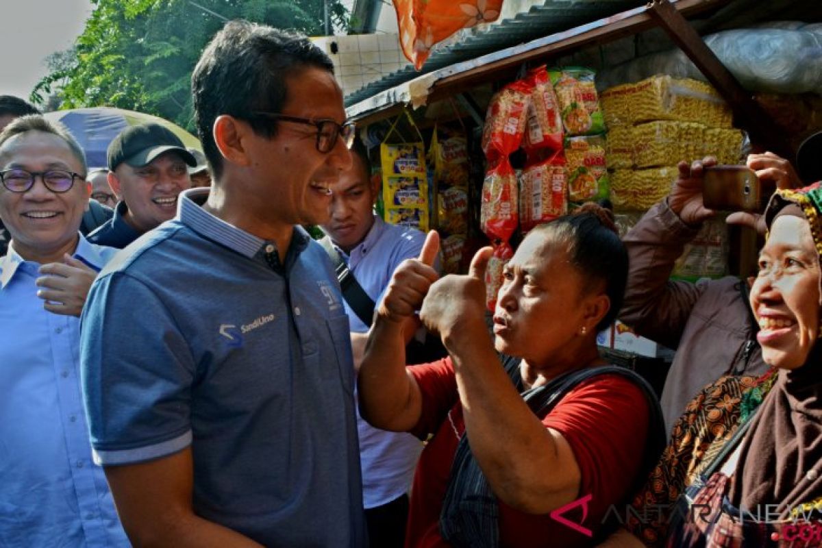 Sandiaga Uno berlari untuk temui petani kopi