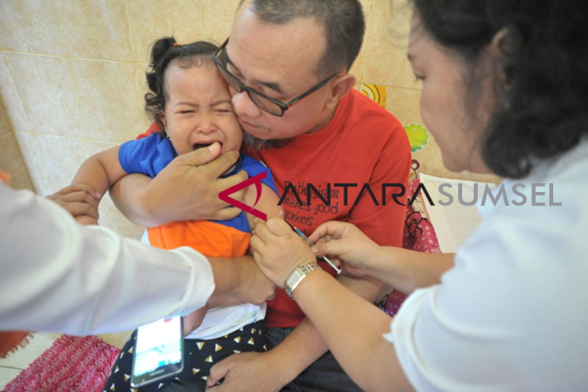 Satu juta anak Sumsel telah diimunisasi rubella