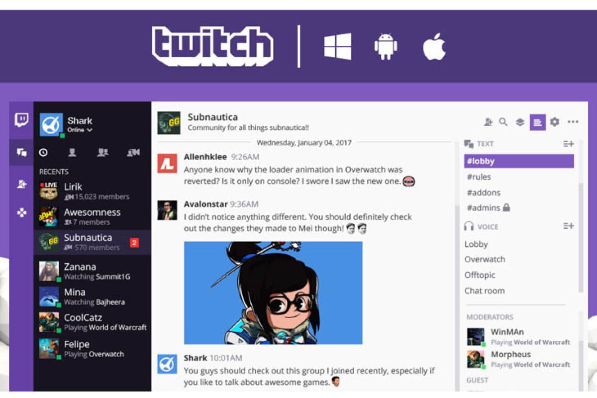 Situs layanan video Twitch diblokir di China