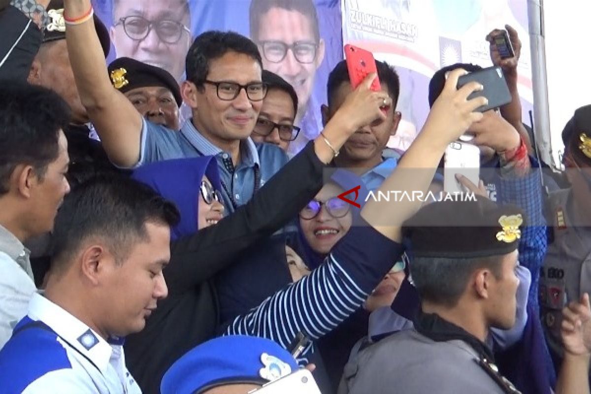 Sandiaga Targetkan Wilayah Madiun Sebagai Kantong Suara (Video)