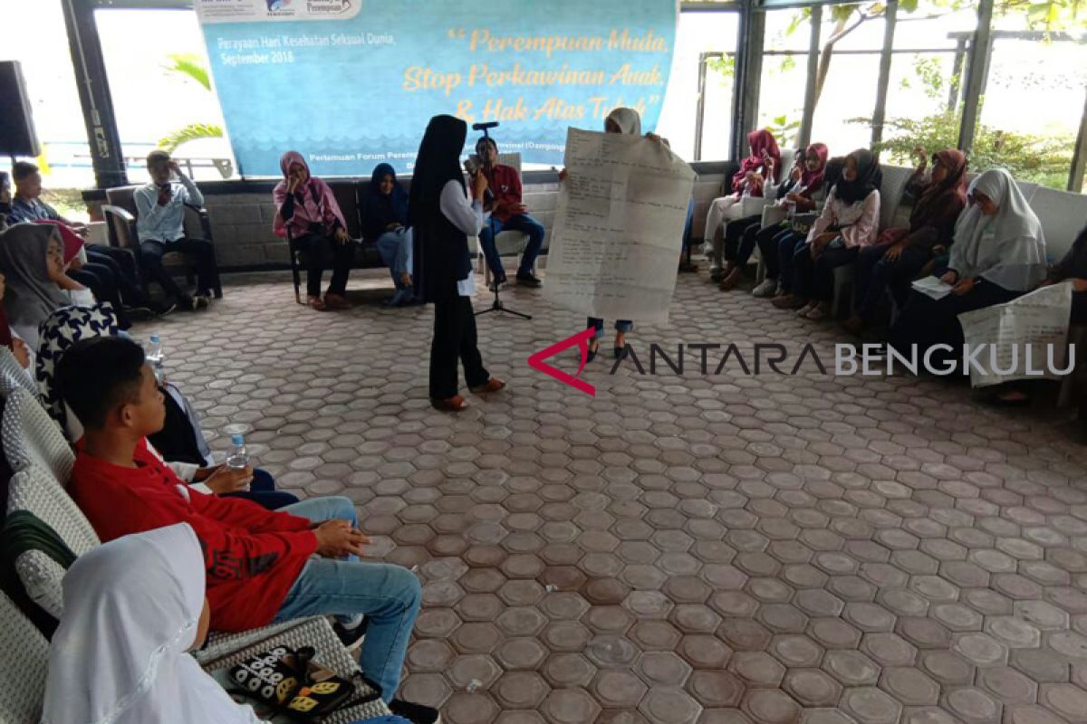 Forum Perempuan Bengkulu serukan stop perkawinan anak