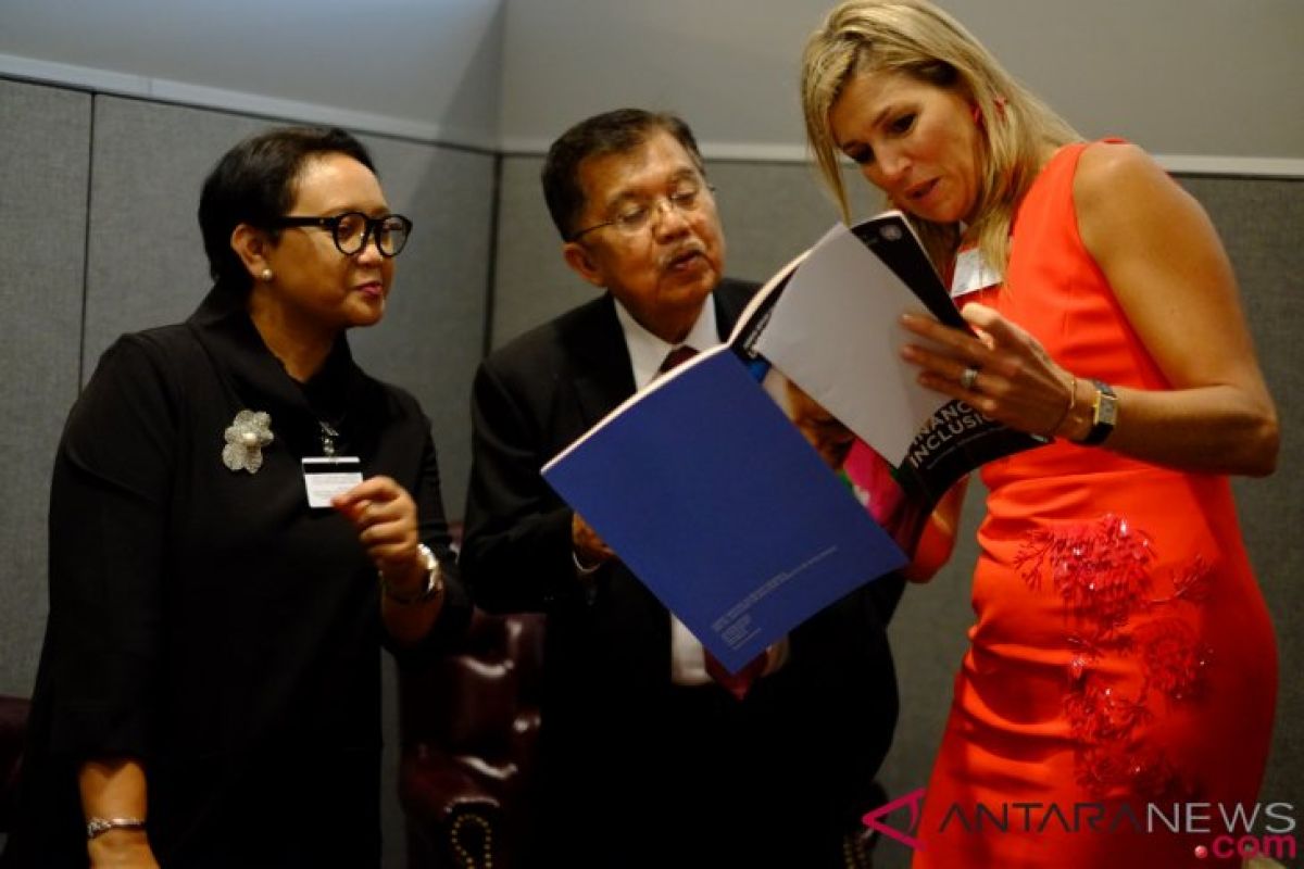 Wapres Jusuf Kalla-Ratu Maxima bicarakan inklusi keuangan