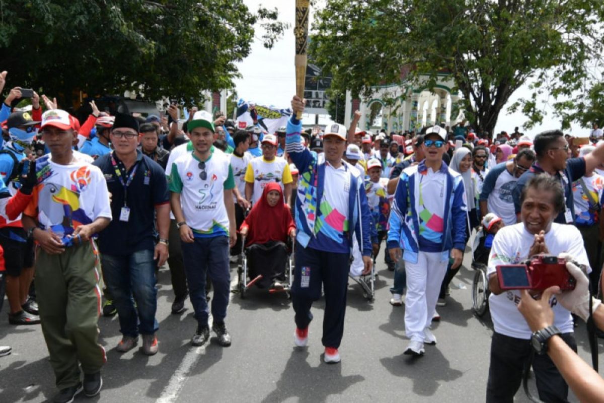 Obor APG 2018 Ternate Gelorakan Kesetaraan Disabilitas